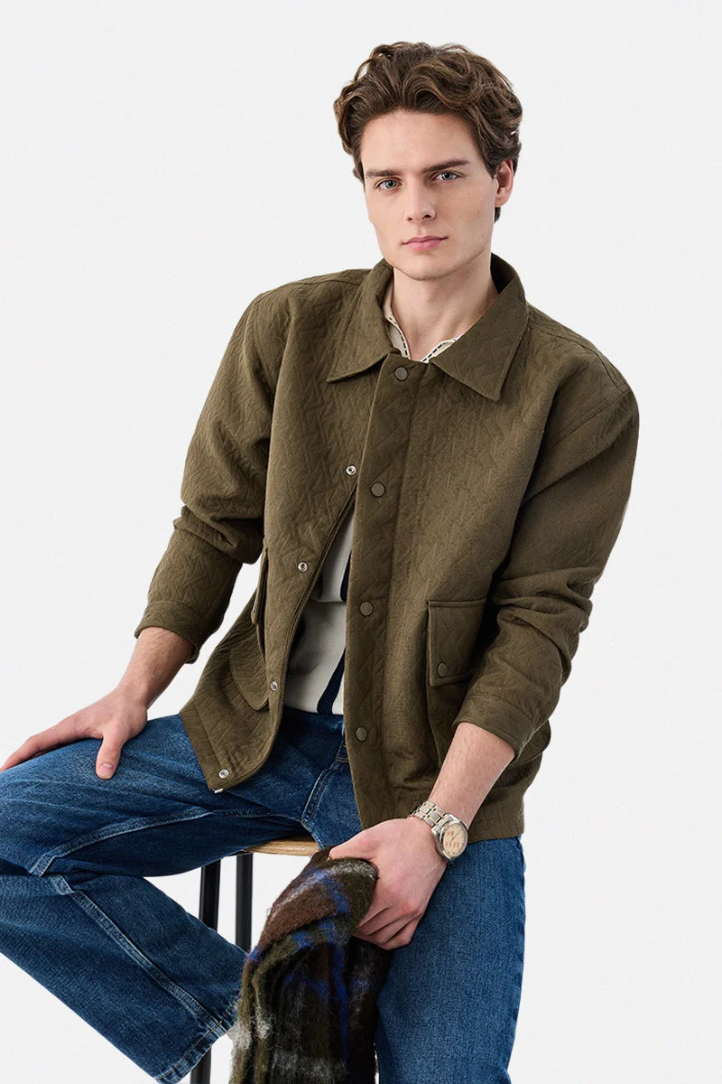 SNITCH Double Pocket Snap Button Zipper Jacket